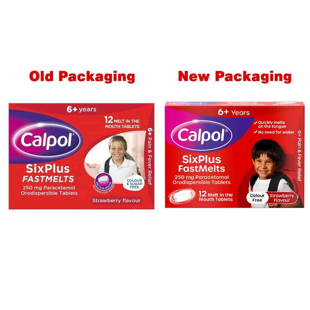 Calpol Six Plus Fastmelts 12 Tablets - Image 7