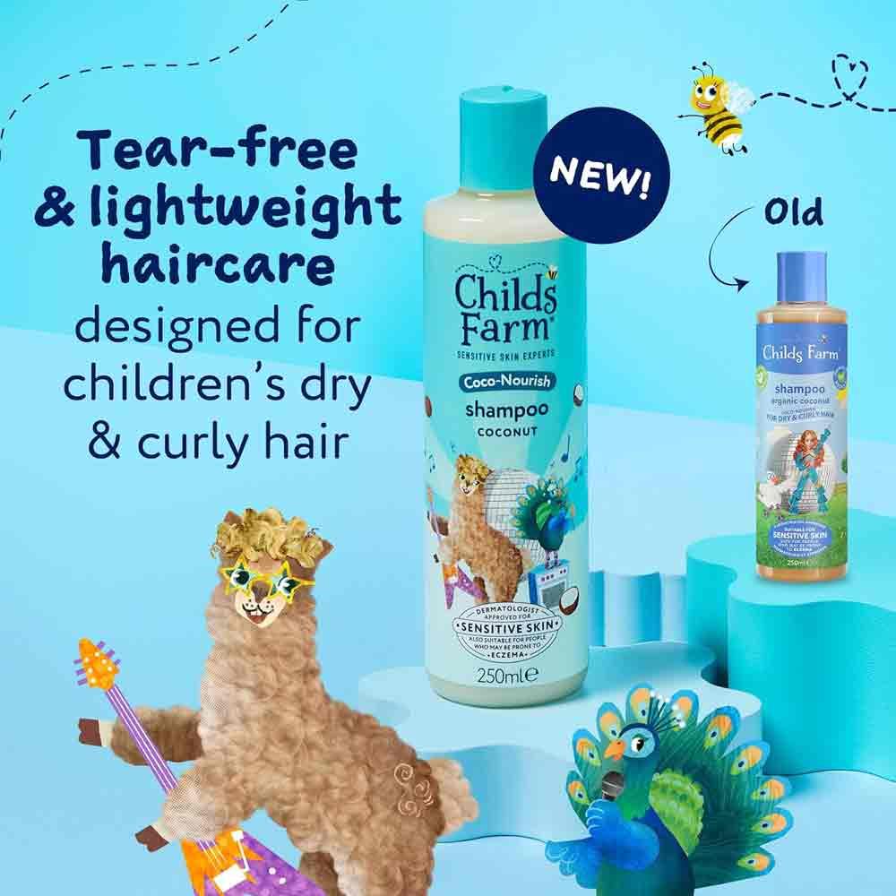 Childs Farm Shampoo Coconut 250ml - Image 2