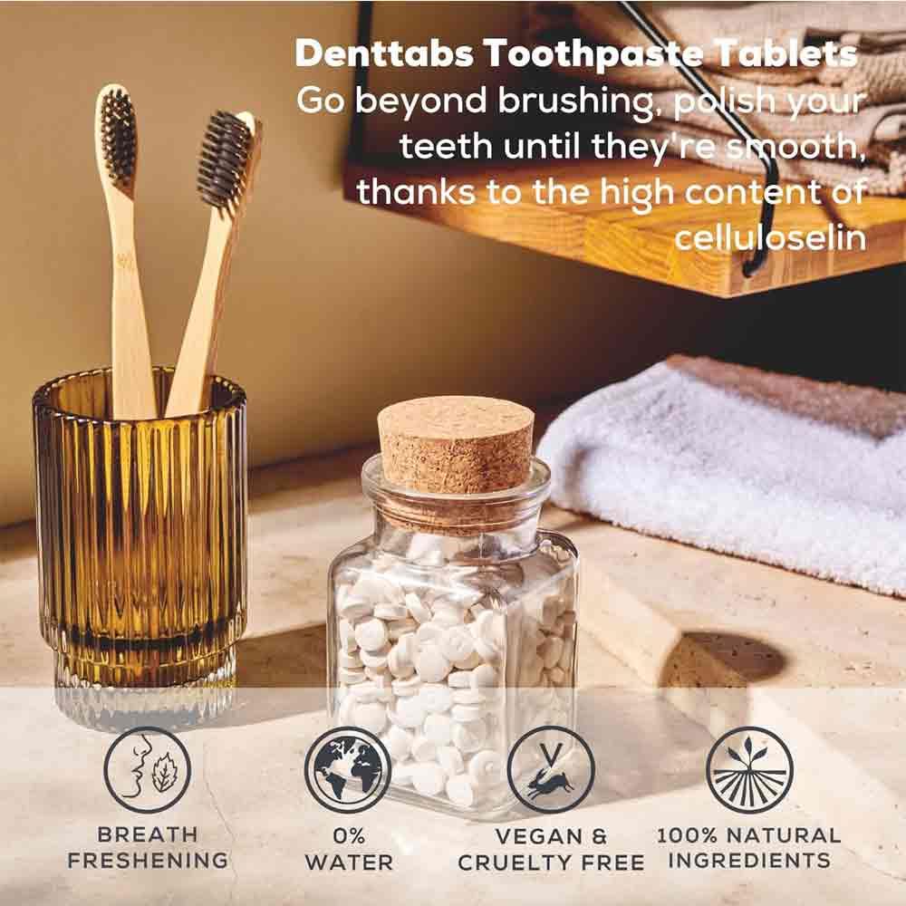 Denttabs The Toothpaste Tab with Fluoride  Strawberry 125 Pack - Image 2