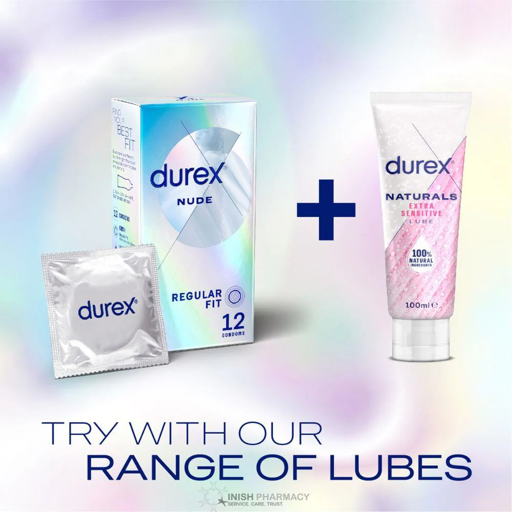 Durex Nude Regular Fit Condoms 12 Pack - Image 3