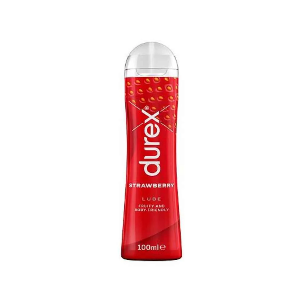 Durex Strawberry Pleasure Gel Lubricant 100ml - Image 3