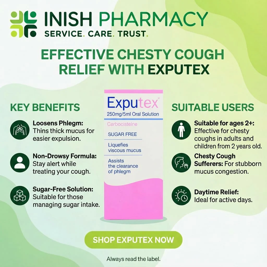 Exputex Carbocisteine 250mg/5ml Cough Syrup - Image 2