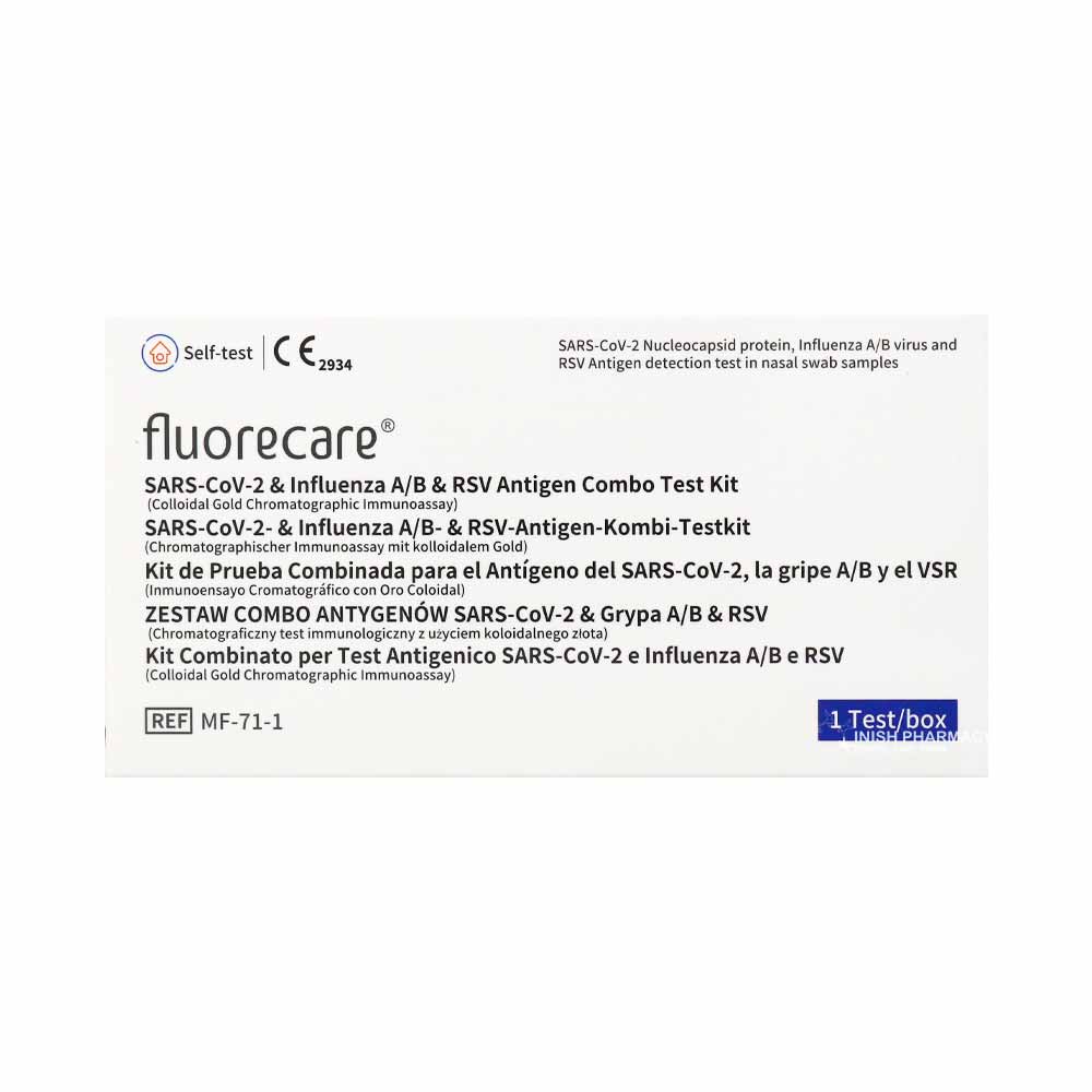 Fluorecare SARS-CoV & Influenza A/B & RSV Antigen Combo Test Kit - Image 2