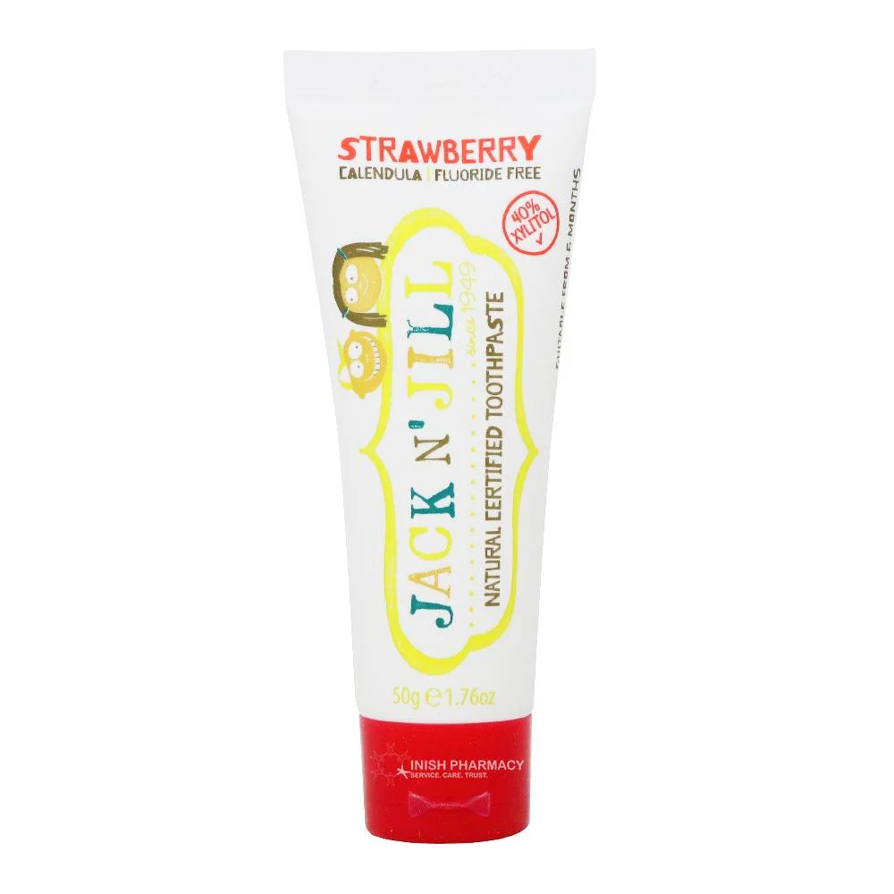 Jack N' Jill Natural Toothpaste Strawberry Flavour 50g