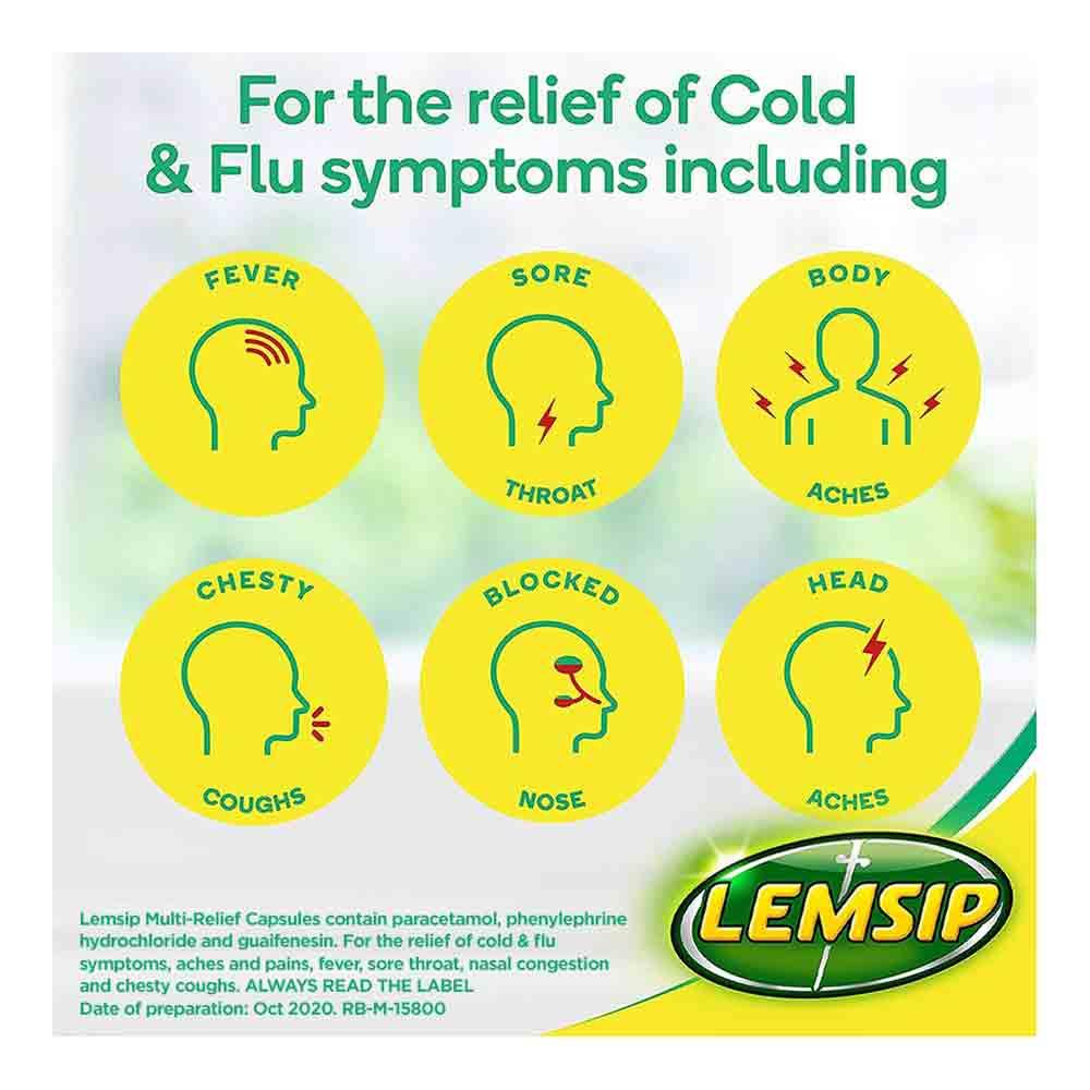 Lemsip Multi Relief Capsules 16 Pack - Image 4