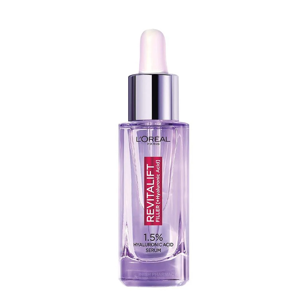 L'Oreal Revitalift Filler 1.5% Hyaluronic Acid Anti-Wrinkle Serum 30ml - Image 2