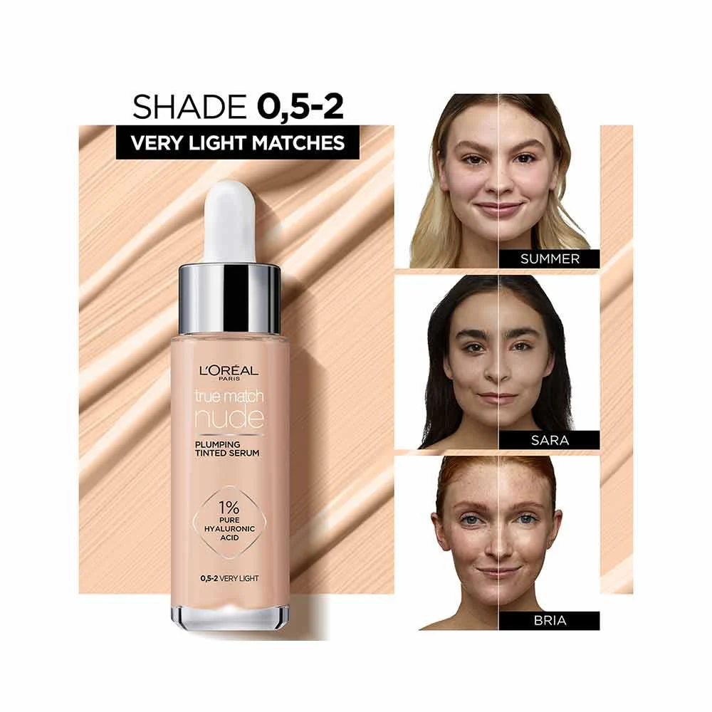 L'Oreal True Match Nude Plumping Tinted Serum - Image 8