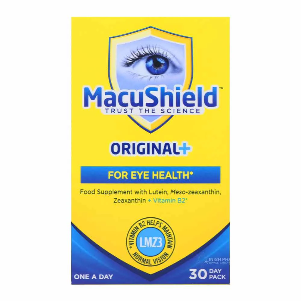 MacuShield Original+ Capsules (Meso-Zeaxanthin) 30 Pack