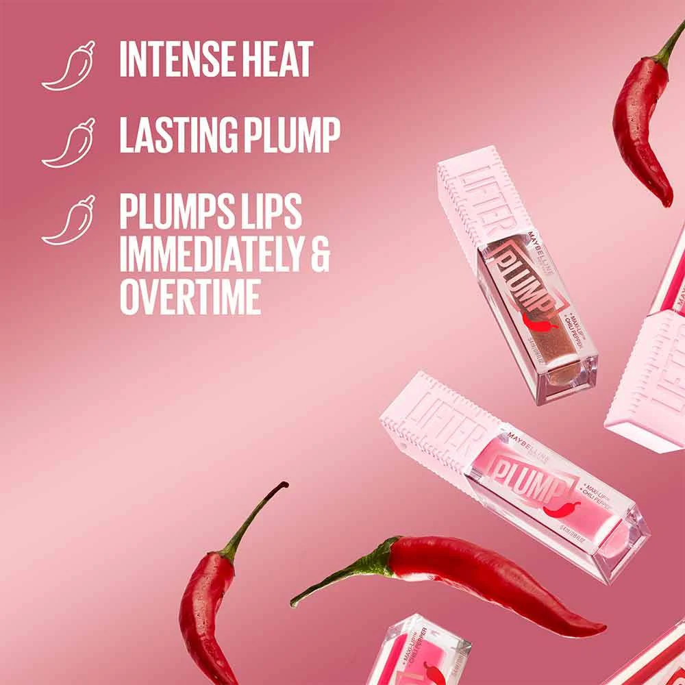 Maybelline Lifter Plump Lip Gloss 007 Cocoa Zing - Image 3