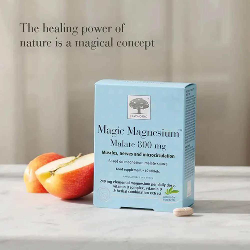 New Nordic Magic Magnesium Malate 800mg 60 Tablets - Image 6