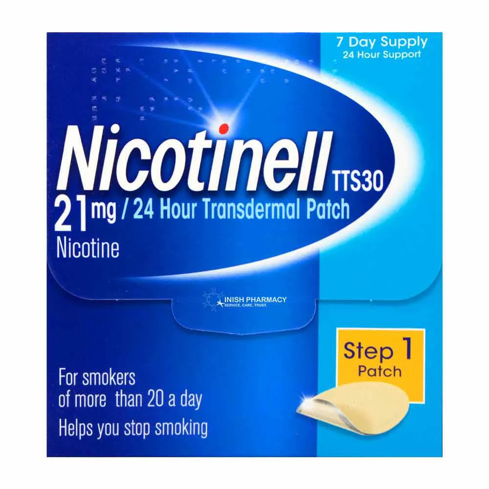Nicotinell 21mg Step 1 Patch - 7 Pack