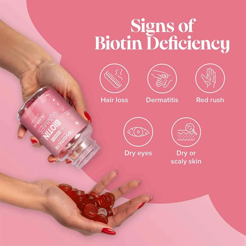 Novomins Nutrition Biotin Gummies 60 Pack - Image 4