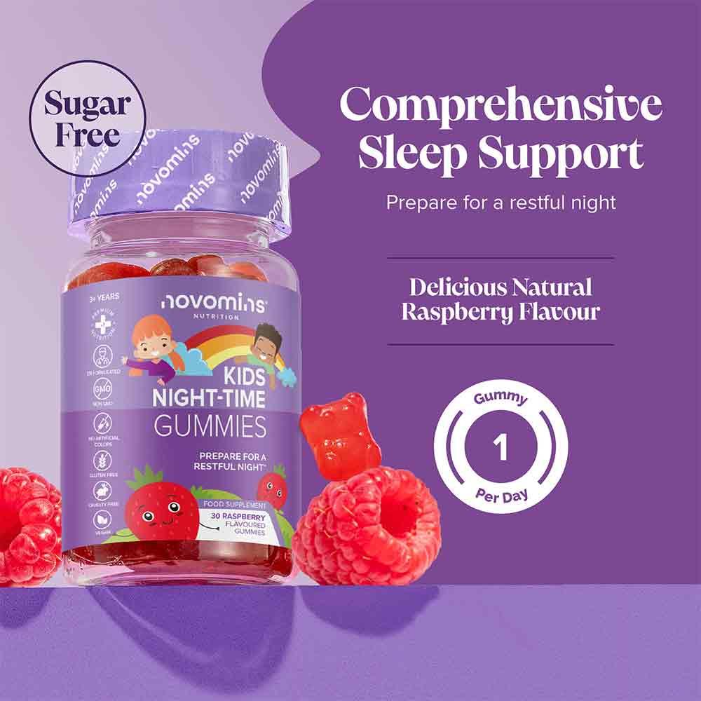 Novomins Nutrition Kids Night-Time Gummies 30 Pack - Image 8