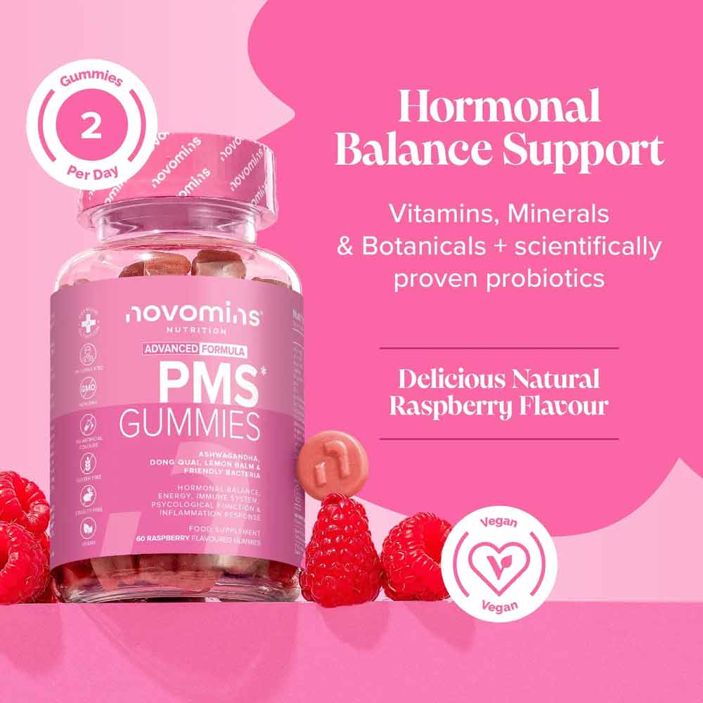 Novomins Nutrition PMS Gummies 60 Pack - Image 2