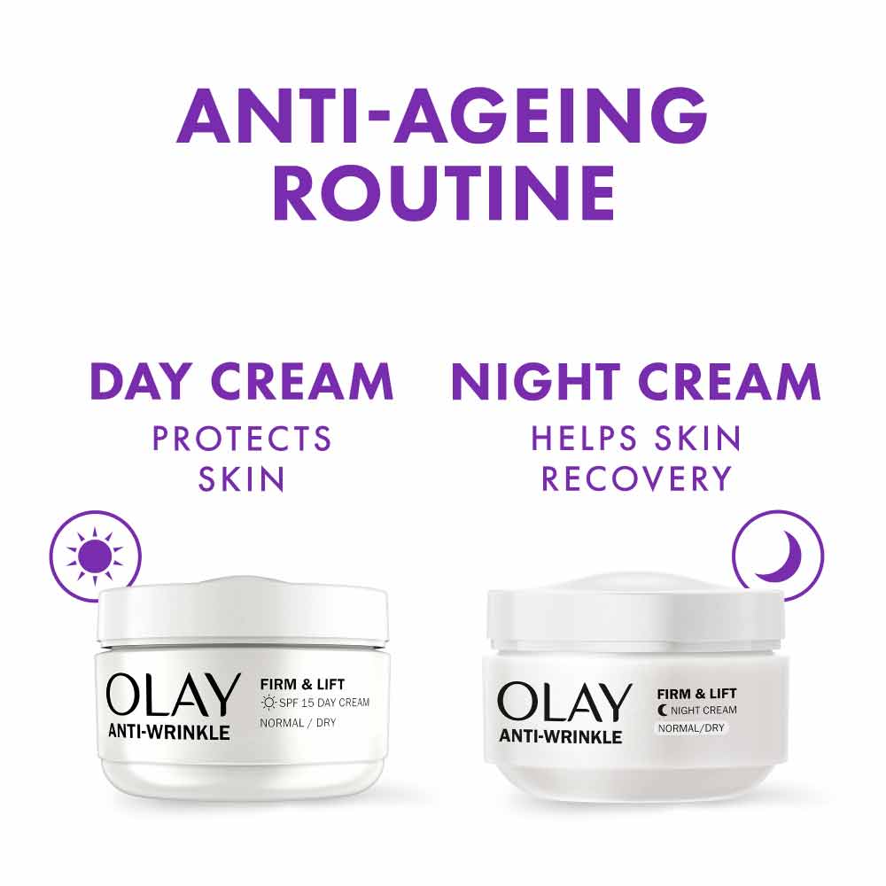 Olay Anti-Wrinkle Firm & Lift Night Cream 50ml - Image 6