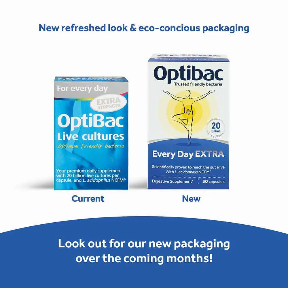 OptiBac Probiotics For Every Day Extra Strength 90 Capsules - Image 2