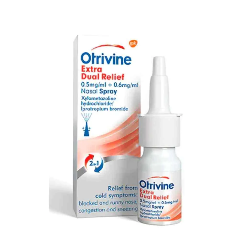 Otrivine Extra Dual Relief Nasal Spray 10ml - Image 2