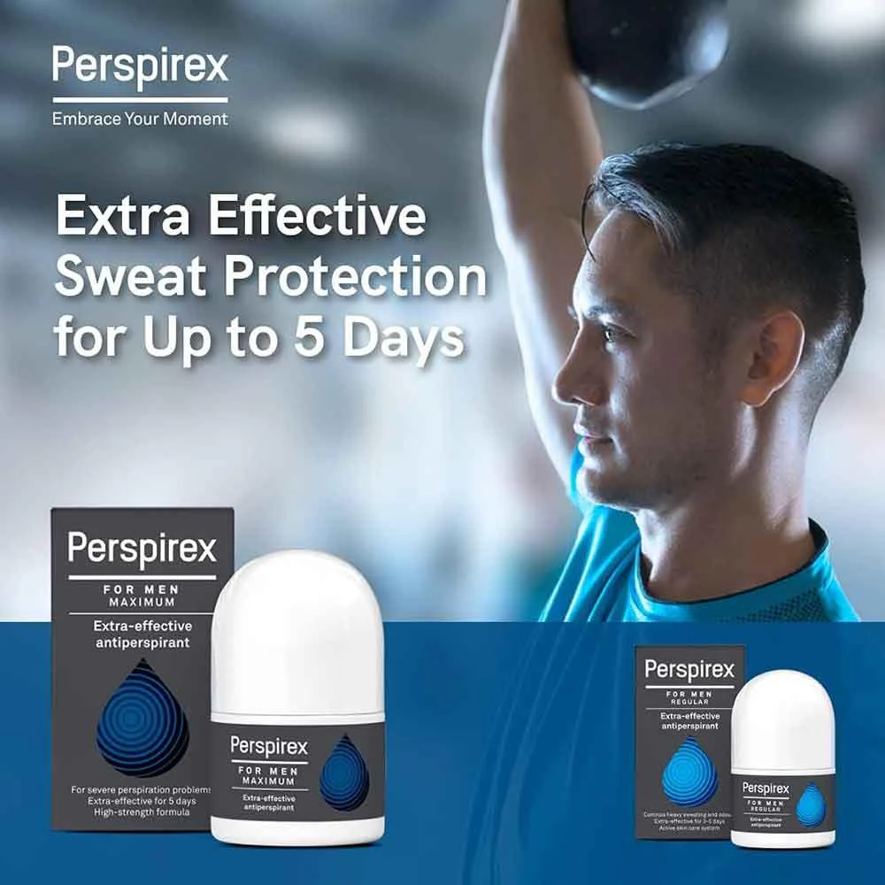Perspirex For Men Maximum Antiperspirant Roll-On 20ml - Image 2