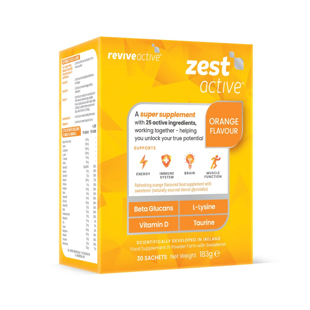 Revive Active Zest Active Food Supplement 30 Sachets