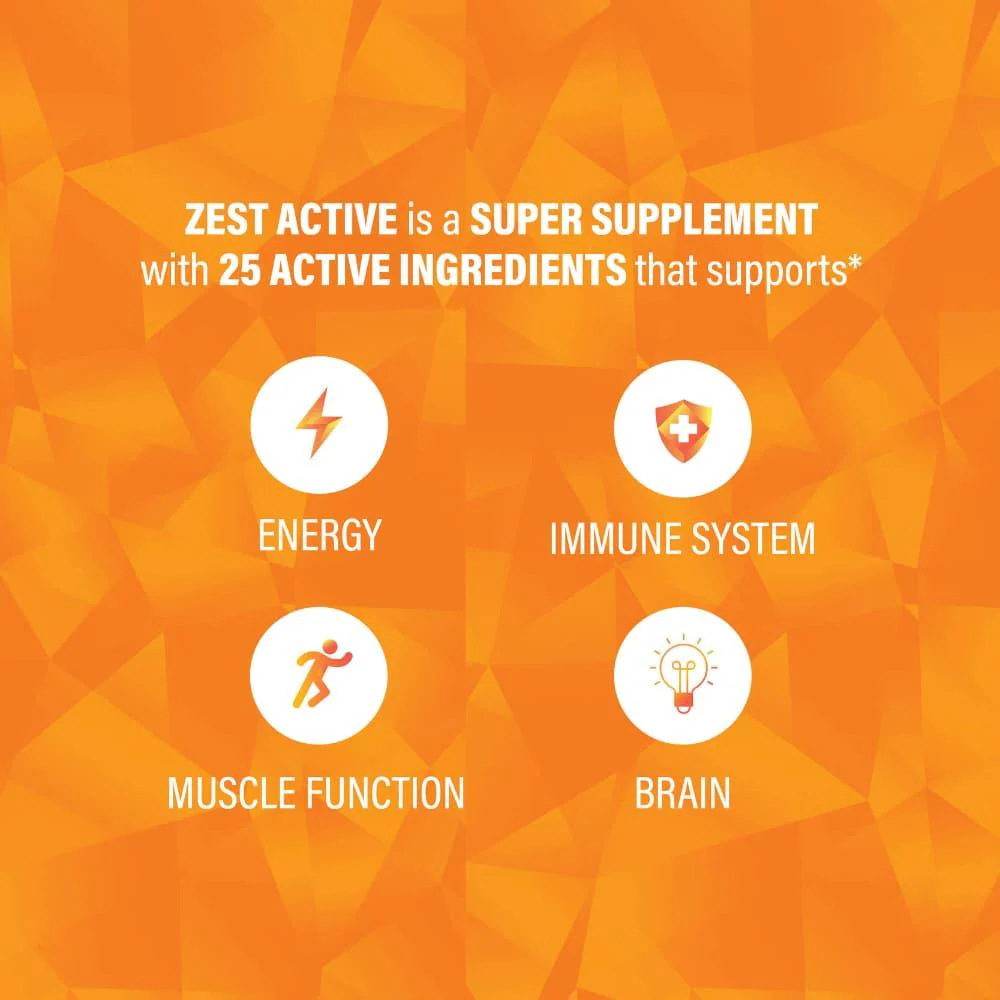 Revive Active Zest Active Food Supplement 30 Sachets - Image 2