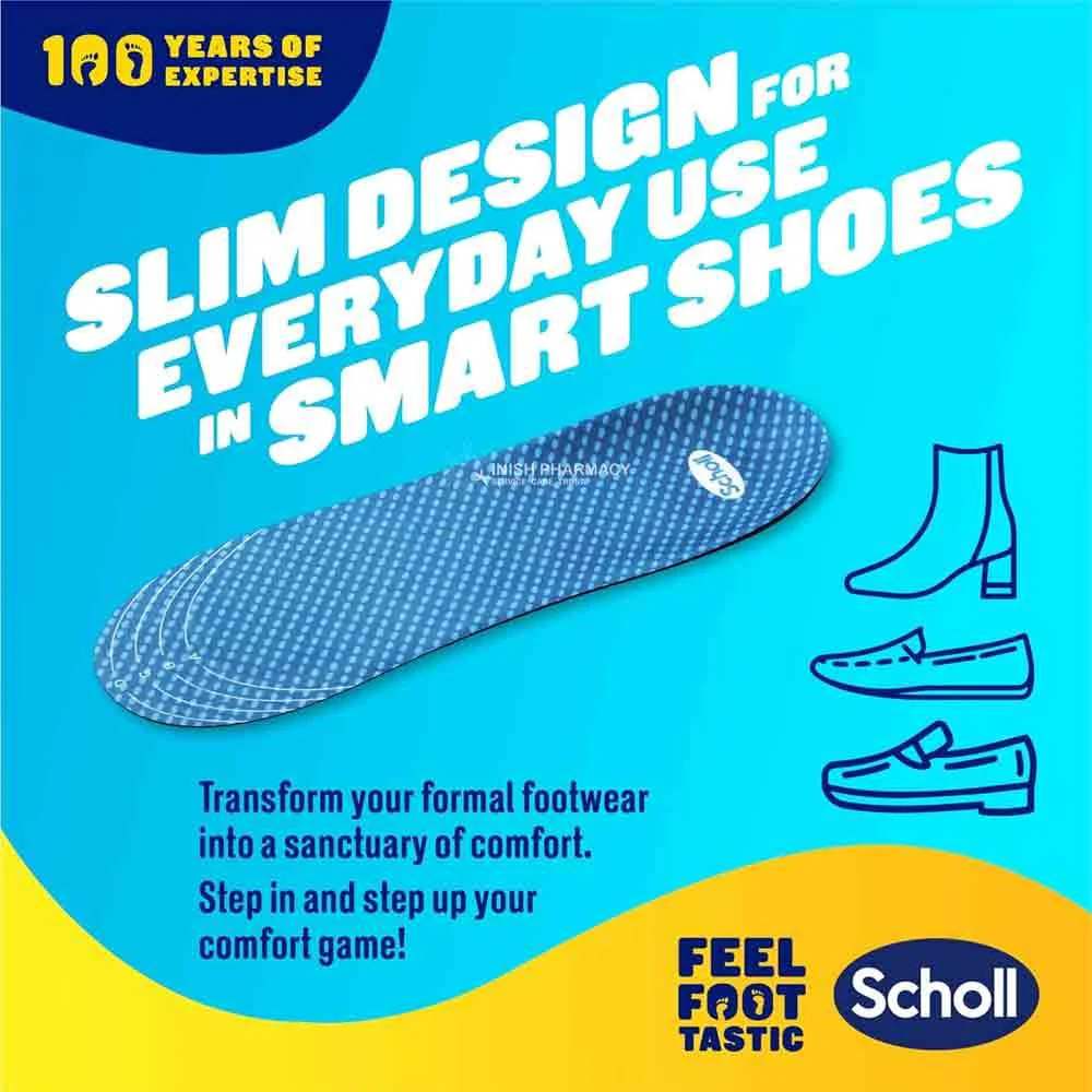 Scholl Gel Activ Formal Insoles 1 Pair - Small - Image 3