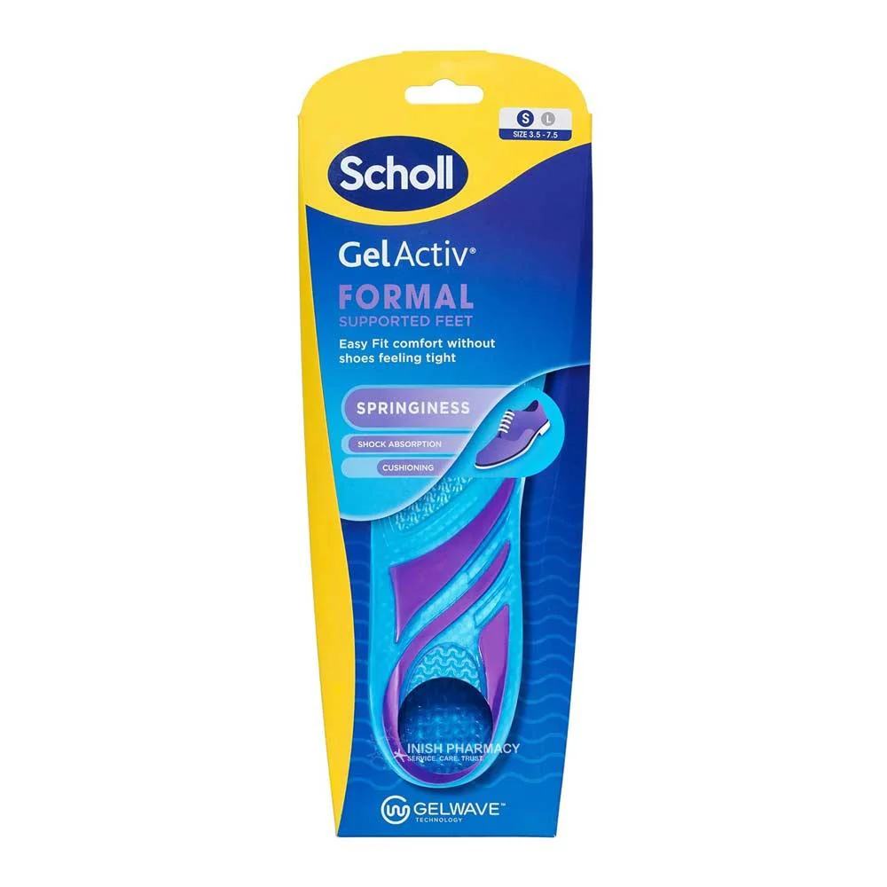Scholl Gel Activ Formal Insoles 1 Pair - Small - Image 7