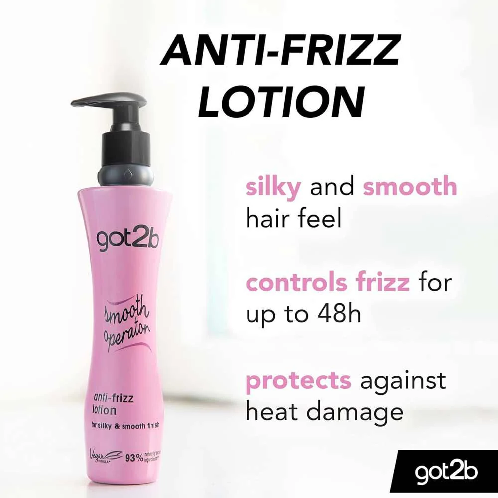 Schwarzkopf Got2b Smooth Operator Anti-Frizz Lotion 200ml - Image 2