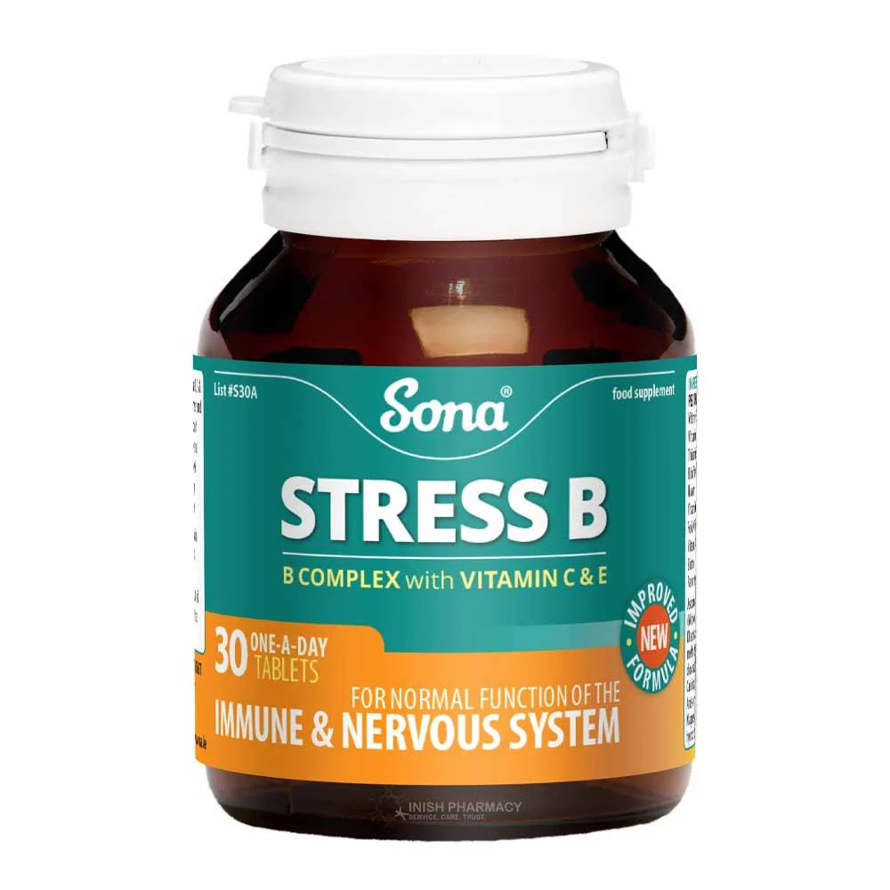 Sona Stress B Complex with C and E 30 Tablets