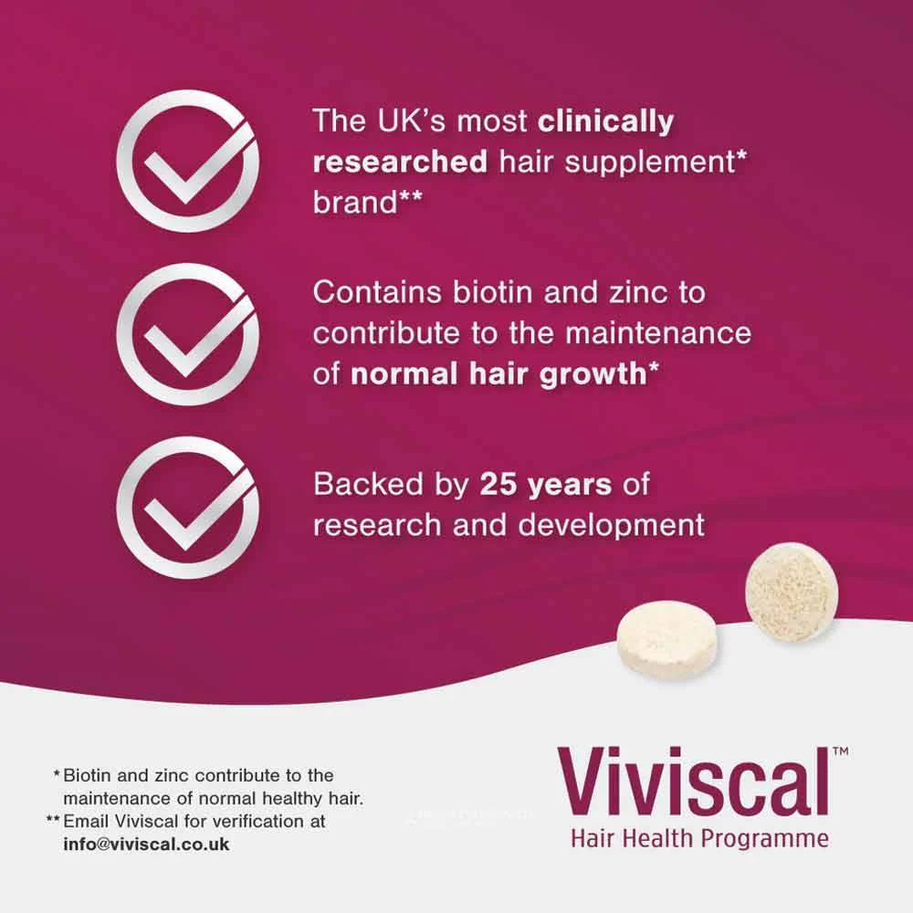 Viviscal Hair Growth Programme 60 Tabs - Image 6